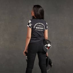 Camiseta de algodón de corte femenino