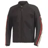 Chaqueta de moto de corte retro con protecciones