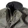 Chaqueta de moto en color caqui de estilo urbano