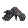 Guantes de cuero negro con protección integrada