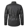 Chaqueta de moto negra de estilo urbano