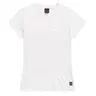 Camiseta blanca de algodón de corte femenino