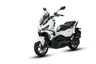 Scooter SYM ADX 125 ABS TCS blanco vista lateral