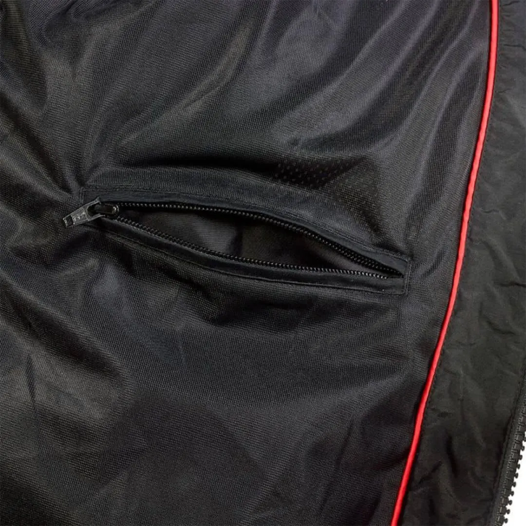 Chaqueta de moto de corte retro con protecciones