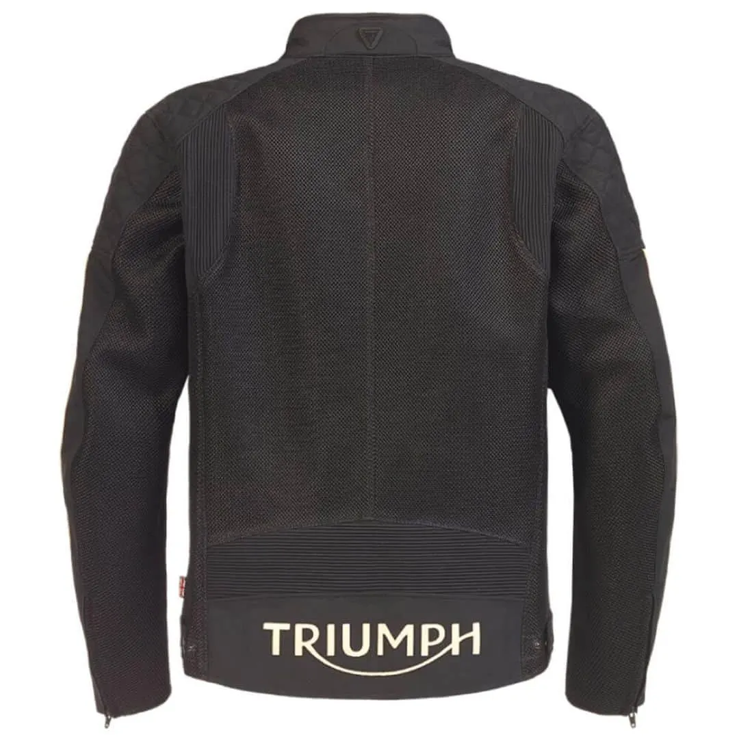 Chaqueta de moto de corte retro con protecciones