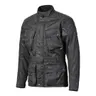 Chaqueta de moto negra de estilo urbano